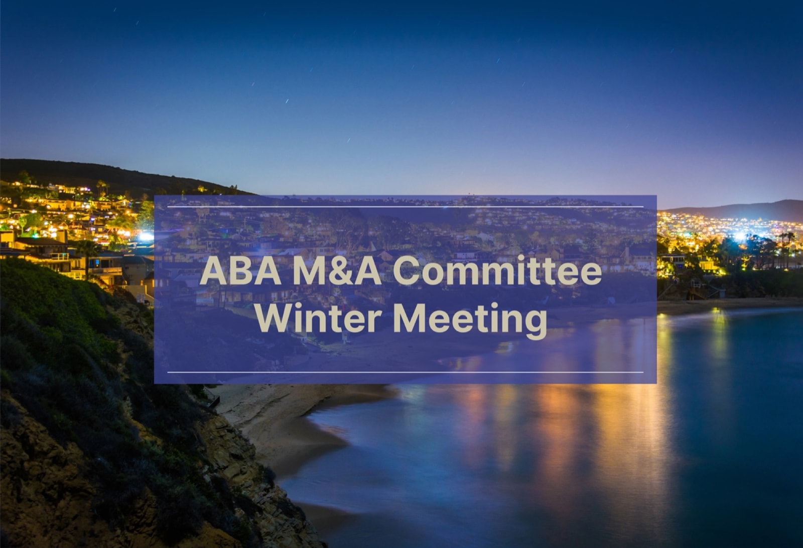 ABA M&A Committee Winter Meeting